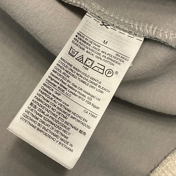 GAP Gray Cream Bomber Jacket - Picture 11 of 11